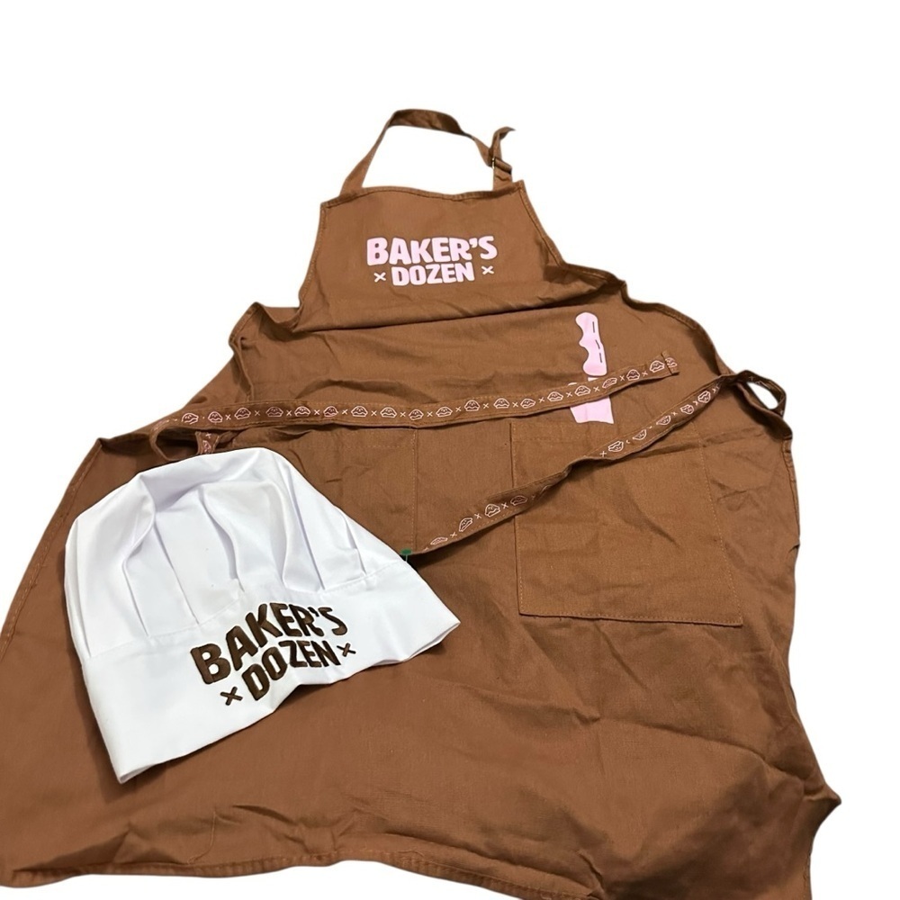 Baker's Dozen Apron and Chef Hat Set